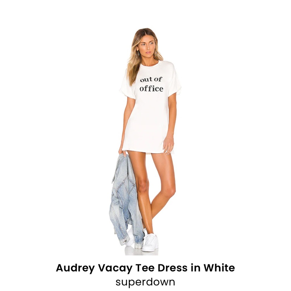 Superdown out of office tee dress